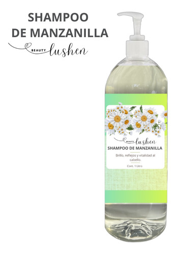 Shampoo Manzanilla Tonos Dorados Humecta  1l Beauty Lushen- 