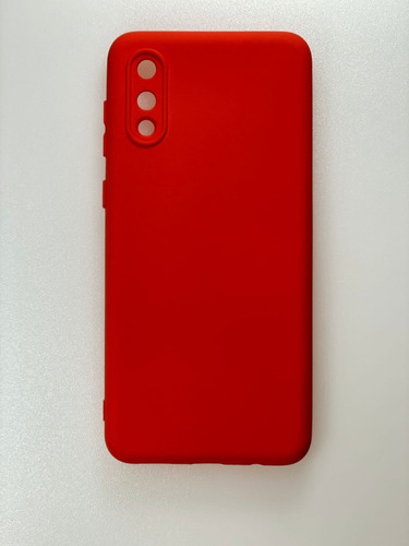 Case Capinha Case Ccs Aveludada Para Samsung Galaxy Cor Vermelho Galaxy A02