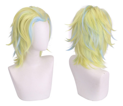 Tokyo Revenger Haitani Rindou Peluca Cosplay Pelo Corto 38cm