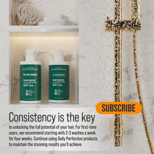 Hidrate O Cabelo Seco Com Shampoo E Condicionador Tree