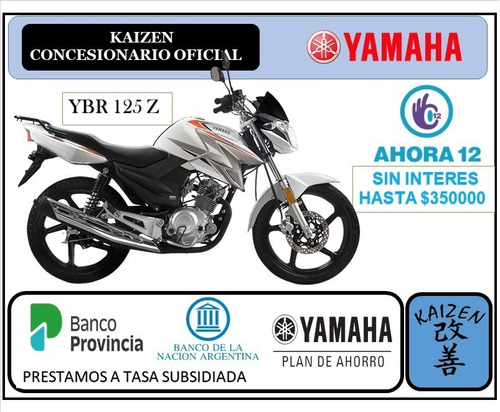 Imagen 1 de 1 de Yamaha Ybr 125 Z Kaizen Yamaha La Plata