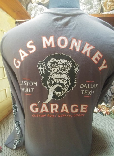 Gas Monkey Nascar Autos Poleras Team  U.s.a. (xl)