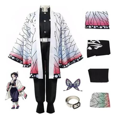 Kochou Shinobu Kimono Disfraz Para Cosplay De Demon Slayer