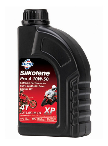 Aceite Moto Sintetico Fuchs Silkolene 4t 10w-40-50-60 Sia++