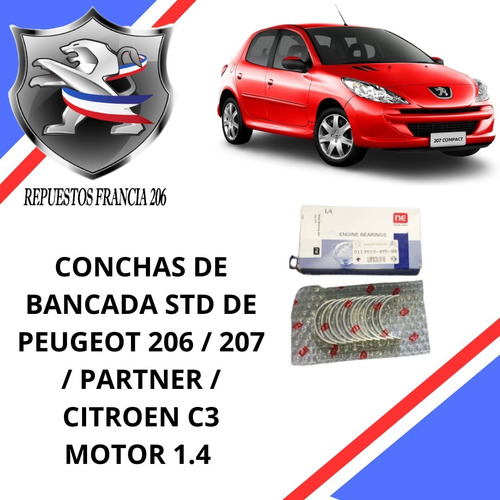 Conchas De Bancada  Std Peugeot 206  207  Partner 1.4 Citroe