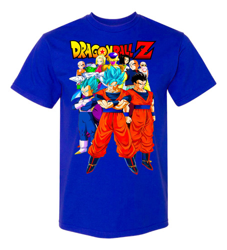 Camiseta Algodon Remera Dragon Ball Varios Colores