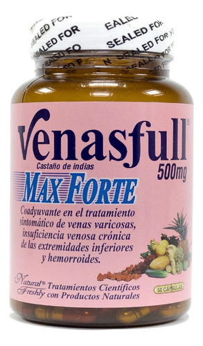 Venasfull Max Forte 500 Mg Fco X 50 Perlas