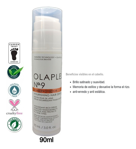 Olaplex N°9 Serum Bond Protector Termico Capilar Nutricion