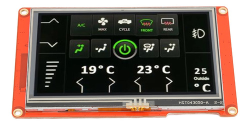 Pantalla Tft Lcd Inteligente De 4,3 Pulgadas Nx4827p043 011r