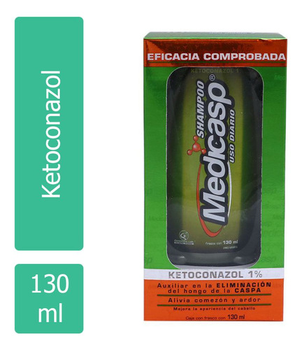 Shampoo Medicasp Caja Con Frasco Con 130 Ml
