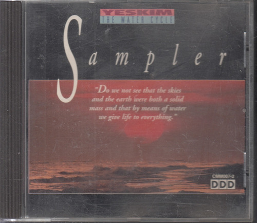 Yeskim The Water Cycle. Sampler Cd Original Usad Qqa. Be.