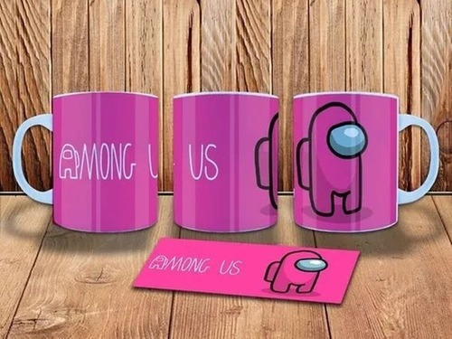 Imagen 5 de 7 de Plantillas Sublimación Tazas Amoung Us + Fall Guys 30 Dis