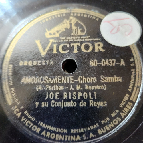 Pasta Joe Rispoli Su Conjunto De Reyes Victor C615