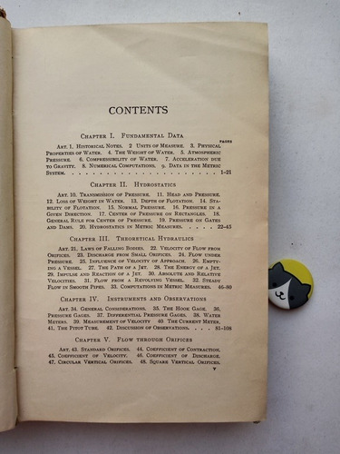 Libro Treatise On Hydraulics Merriman, Mansfield 115o7