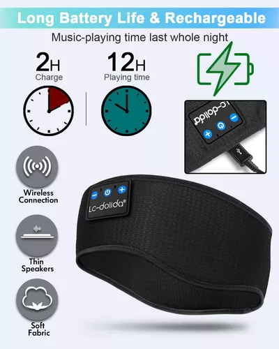 Venta Internacional: Auriculares Para Dormir Bluetooth Bluetooth,  Auriculares De Diadema Inalámbrico De Banda Acogedora Lc -Dol