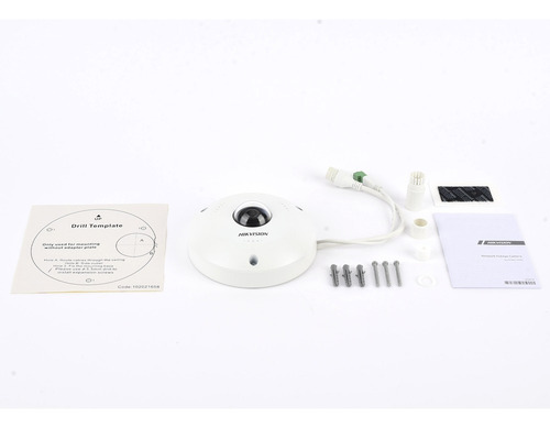 Camara Hikvision Fisheye Ip 4mp Panorámica 180° - 360° Ik10