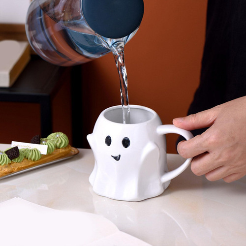 Taza De Café Ghostface, Taza De Fiestas Con Asa, Taza De De
