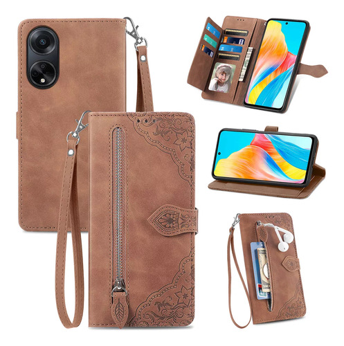 Funda Tipo Cartera Para Teléfono Con Ranuras Para Tarjetas