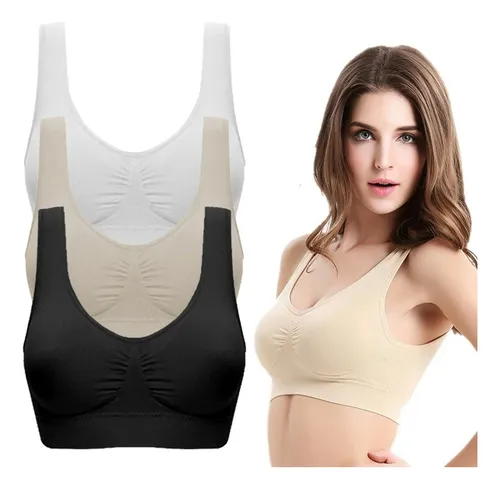 Top Sujetador Mujer Deportivo Transpirable Push Up Brasier