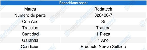 Polea Guia Distribucion 328ic 2.8l L6 96-02 Rodatech 5634875