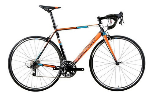 Imagen 1 de 9 de Bicicleta Belfort Rennes Apex R700 55 Negro Naranja 2022