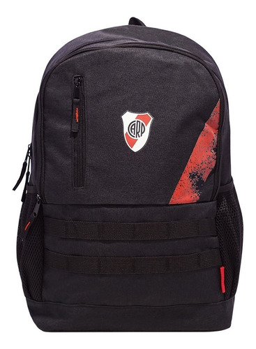 Mochila River Plate Deportes Urbana Premium Negra Oficial