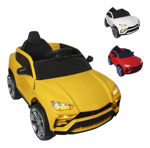 Mini Carro Elétrico Infantil 12v Controle Remoto Luzes E Som