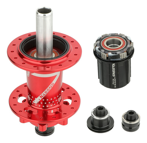 Frente Único Negro (versión Boost) - Hassns Pro7 Mtb Hub