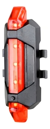 Set Luz Bici Delantera Y Trasera Mod 7188 Usb Recargable