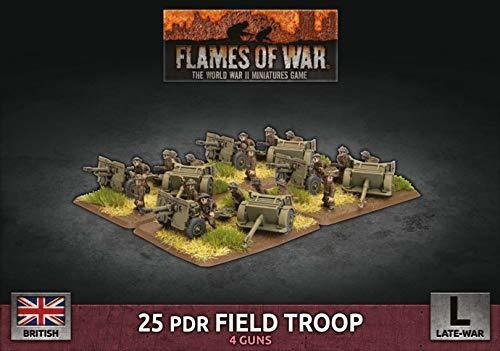 Accesorio Para Juego - Flames Of War: Late War British 25 Pd