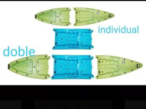 Kayaks Leos Desarmable Para 3 Personas 