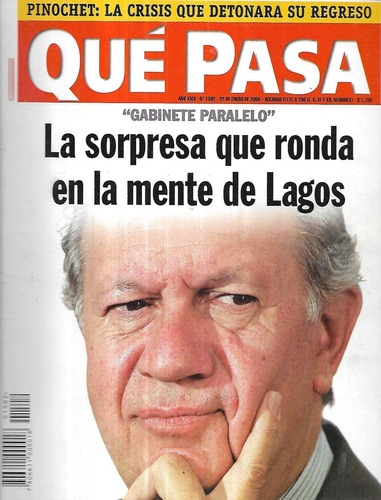 Revista Qué Pasa N° 1502 / 22 Enero 2000 / Mente Lagos