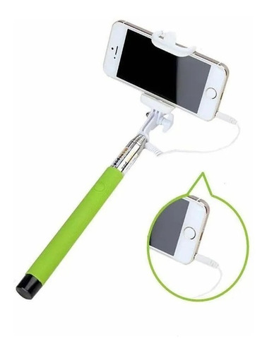 Monopod Palo Selfies 78cm Celular iPhone Colores Cable