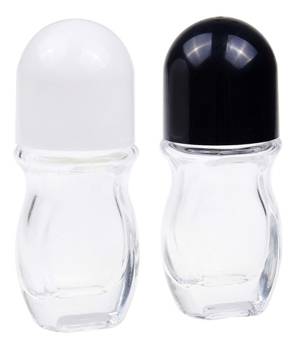 Botellas Desodorantes De Rollo De Vidrio (paquete De 2, 1.7f
