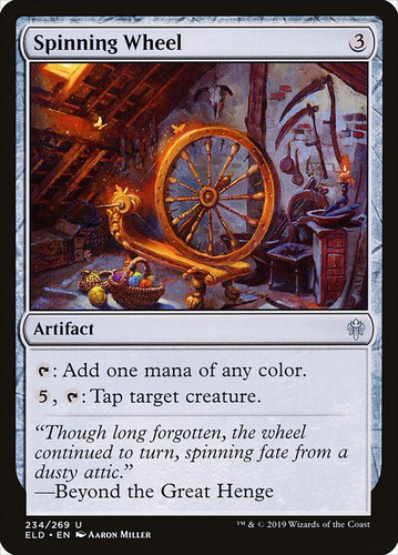 Carta Magic Spinning Wheel X 4 Unid. Playset Mtg