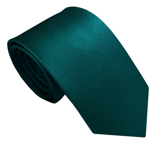 Corbata Verde Esmeralda Botella 8 Cm Regular Fit Excelentes