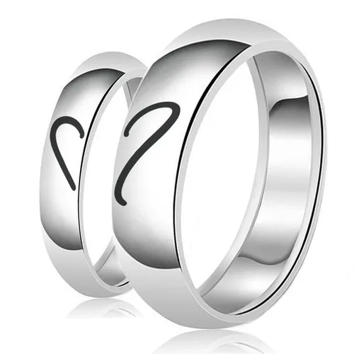 Pirita En Forma De Corazon Anillos Alianzas MercadoLibre