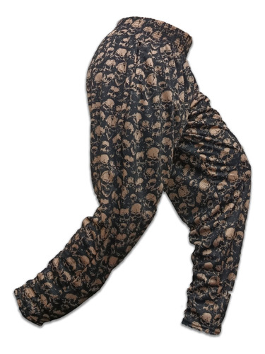 Babucha Corte Americano Pantalon Deportivo Calavera Muscul