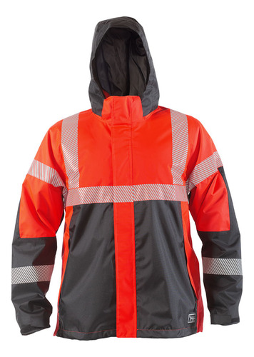 Parka Reflectiva Hw Skorpio 3 En 1 Rojo Fluor