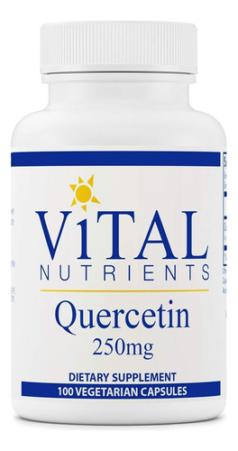 Vital Nutrients Quercetin 250 Mg Quercetina 100 Cápsulas