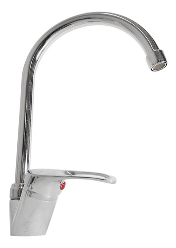 Imagen 2 de 3 de Canilla Griferia Monocomando De Cocina Mesada Pico Cisne