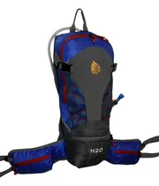 Comprar Mochila De Hidratacion 13 Lts Navajo H2o Bolsa De 2lts Color Azul\u002Frojo