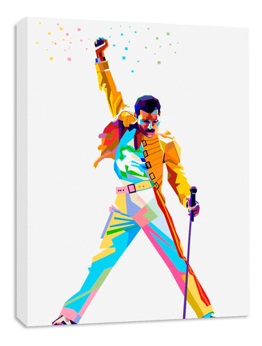 Cuadro Decorativo Freddie Mercury 50x70 Cm Canvas