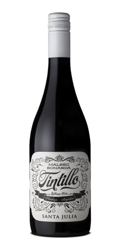 Imagen 2 de 9 de Tintillo Malbec Bonarda 750 Ml Bodega Santa Julia