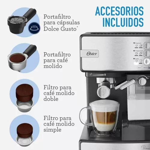 Cafetera Espresso CE7240 para café molido o monodosis