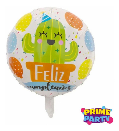 Globo Clásico Feliz Cumpleaños Redondo 18inch 2 Unidades