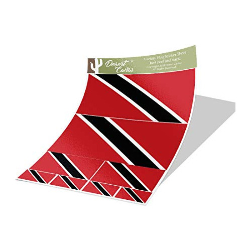 Trinidad Y Tobago Bandera Calcomanía Del País Tamaño...