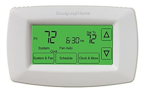 Termostato Programable Táctil 7 Días Honeywell.