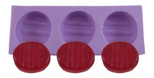 Molde Forma Silicone Lavabo Mini Oval 3cav. Ib-415