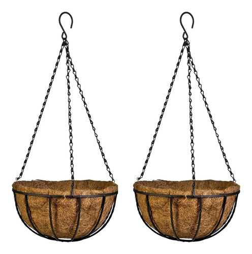Cesta Colgante Para Flores Y Plantas Con Cadena